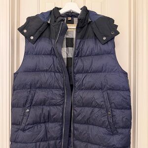 Burberry Dark Blue Puffer Vest